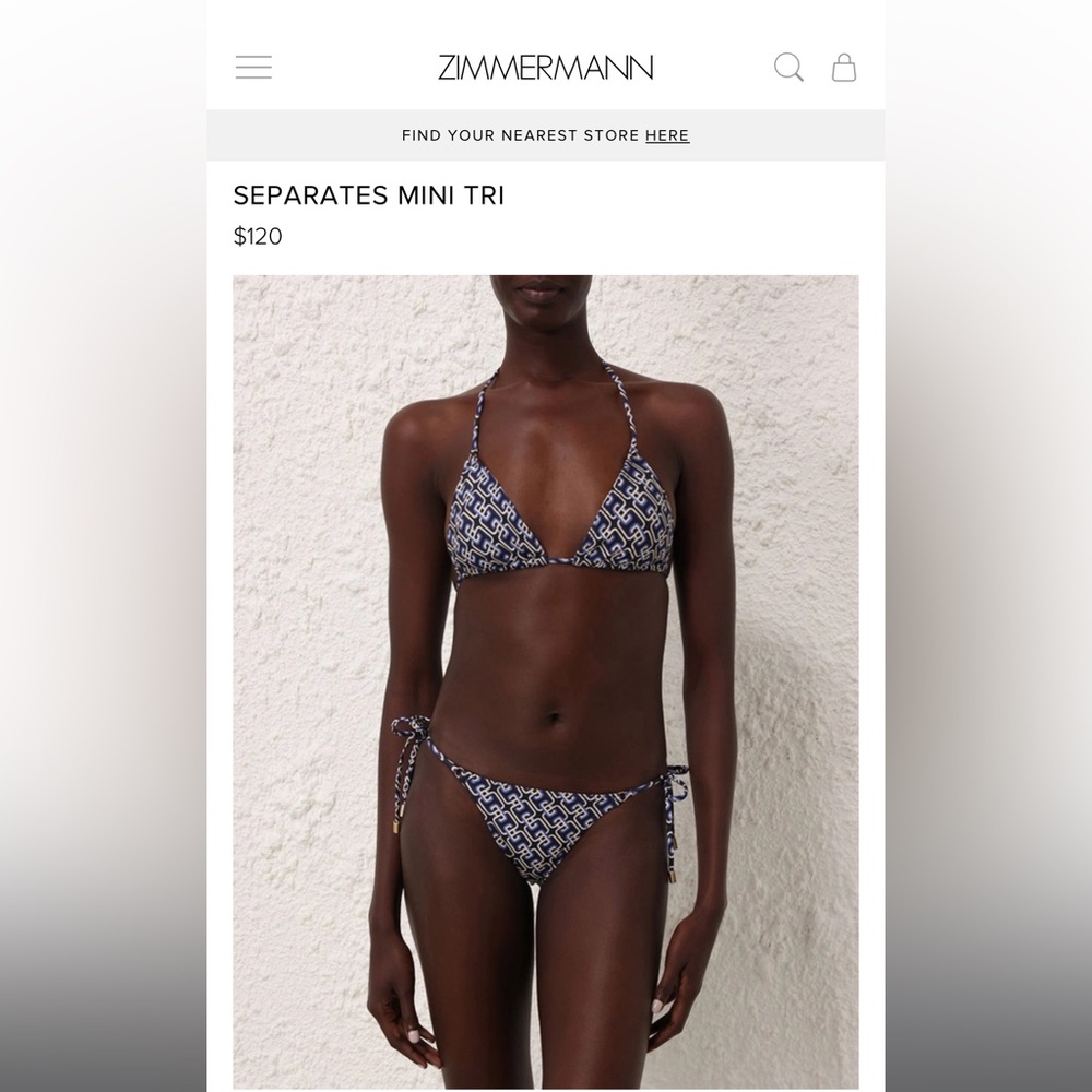 NWOT Summer 2024 Zimmerman Bikini